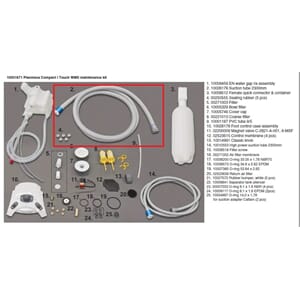 Planmeca Suction tube sugeslange 16,5 mm 2300 mm