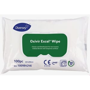 Oxivir Excel Wipe 100 stk Flow-Pack