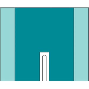 Barrier Splittlaken 125x150cm splitt 7x45cm 15 stk