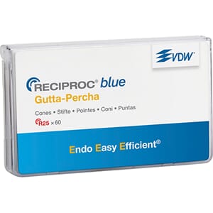 Reciproc Blue guttapercha 60 stk. 28 mm R40, sort