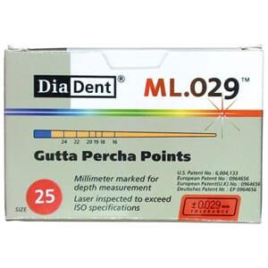 DiaDent Guttapercha points ML.029 6x20 stk 025