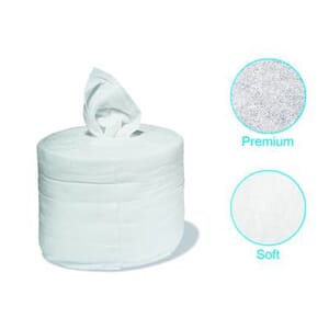 Plurawipes Dry Premium spritkluter 30 x 32 cm 90 ark på rull