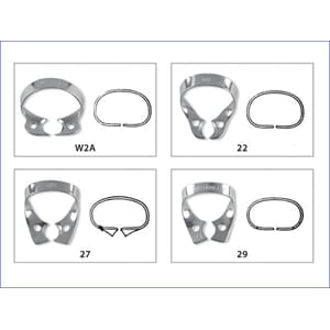 Fit kofferdam klammer Premolar W2A