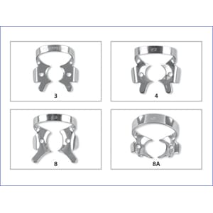 Fit kofferdam klammer Molar m/vinger 8A