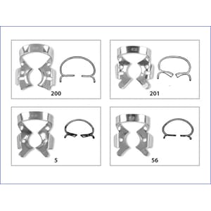 Fit kofferdam klammer Molar m/vinger 201