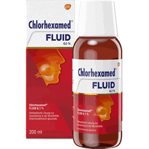 Chlorhexamed Fluid 0,1% munnskyll 200 ml