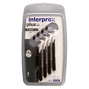 Interprox Plus X-Maxi interdentalbørster grå  4 stk