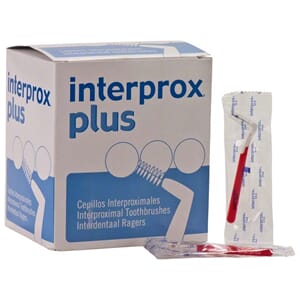 Interprox Plus Mini Conical mellomromsbørster rød 100 stk