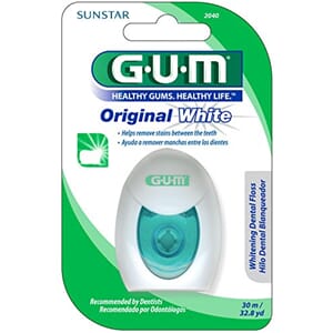 GUM Original white Floss tanntråd 30 m Blister