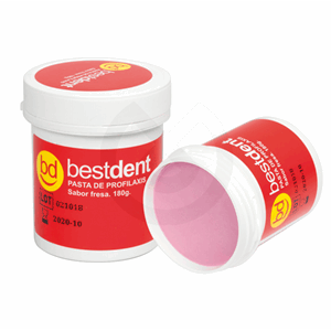 Bestdent Profylakse Pussepasta medium rosa 180 gram