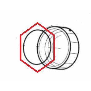 EMS O-ring Pulverkammerlokk for Airflow S1