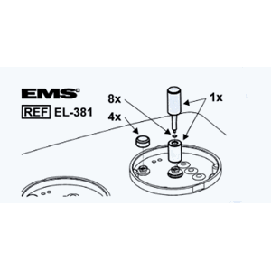 O-ring vedlikeholdsett AFM/AFMP EL-381