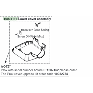 Planmeca ProX lower cover assembly for Tube head 10031116