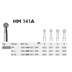 Hardmetall kirurgibor 141A 027 RAXL  Allport 2 stk