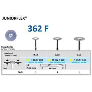 Diamantsskive H 362 080 F Juniorflex montert HST 1 stk