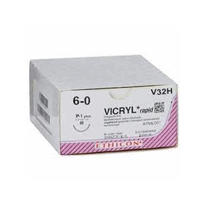 Ethicon Vicryl Rapid 6-0 P1 45 cm 36 stk