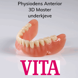 Physiodens Anterior protesetenner 6 stk 3D Master UK