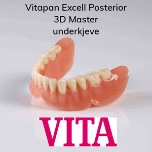 Vitapan Excell Anterior protesetenner 6 stk 3D Master UK